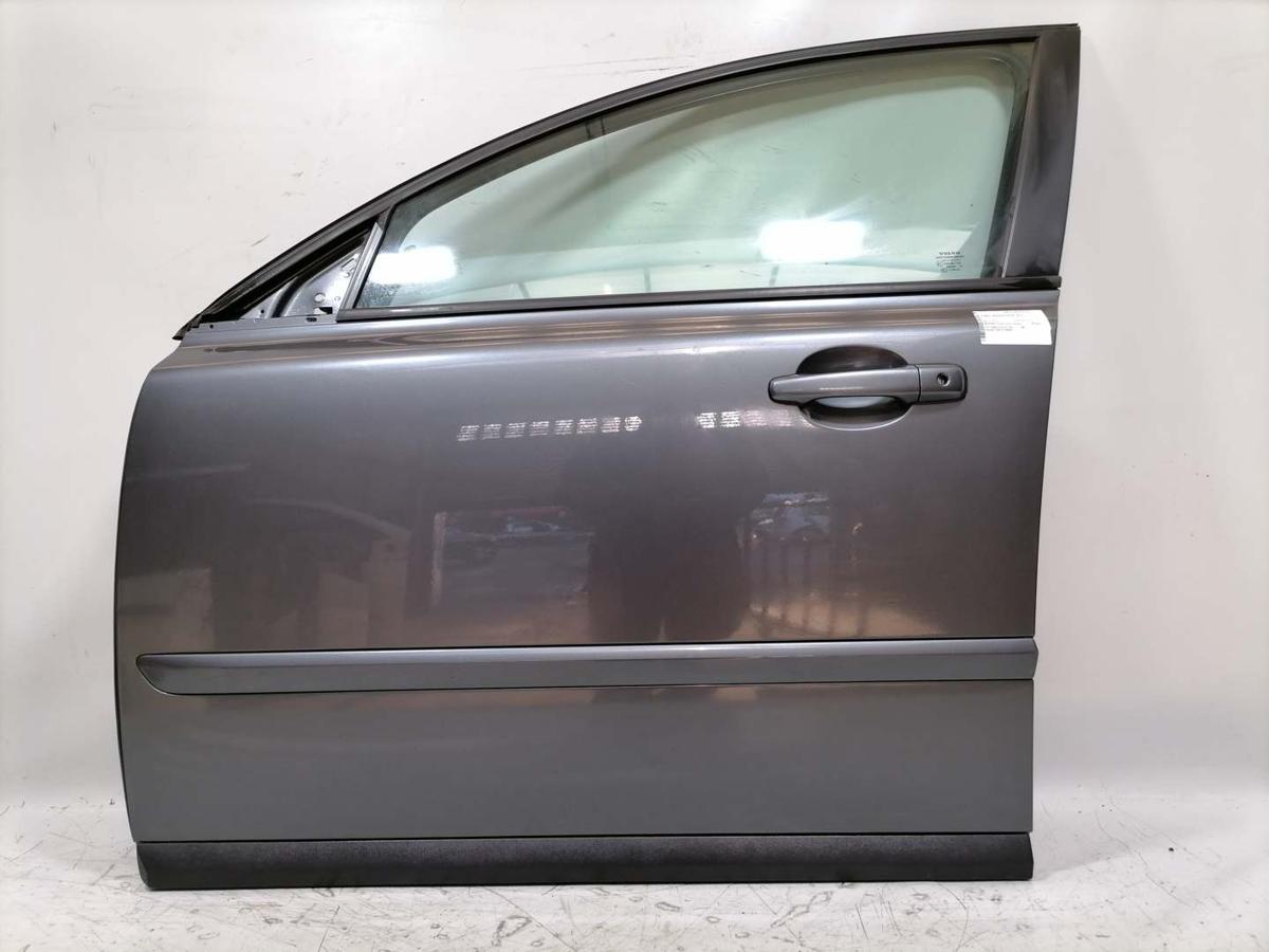 Volvo V50 original T&uuml;r vorn links Titanium Grey Rohbau BJ07